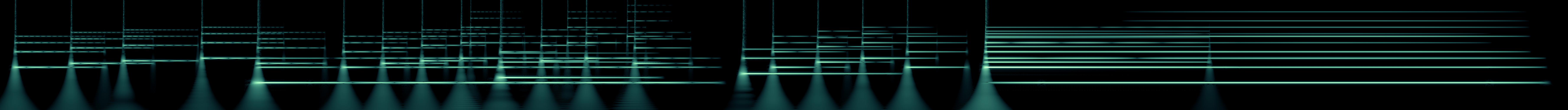cochleagram: scattered searching tones converging into one bright held passage that blooms into dawn