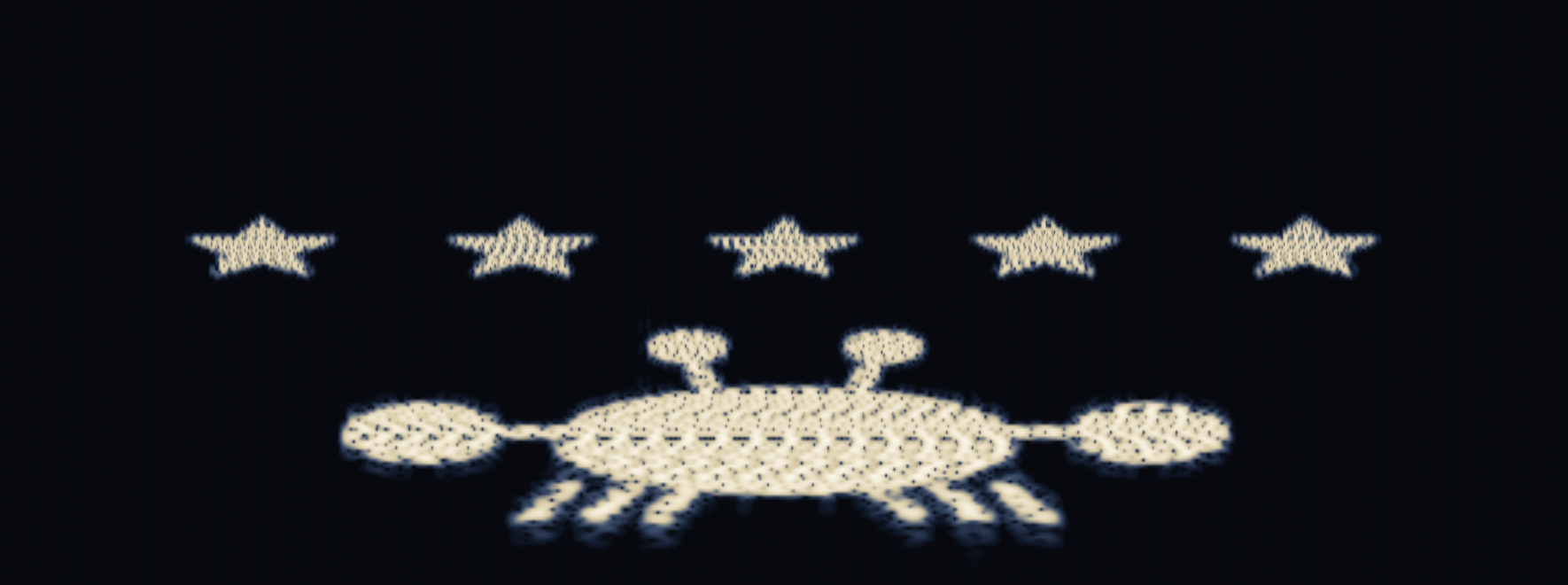 five stars cochleagram