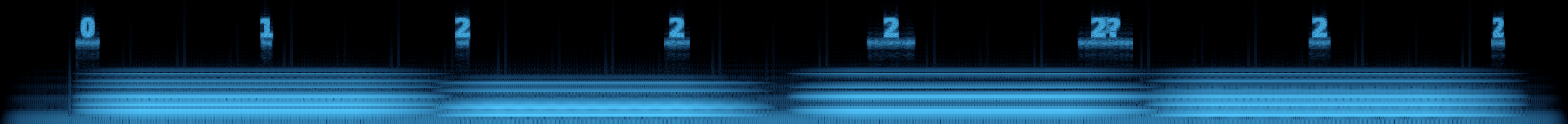 Spectrogram: 0 1 2 2 2 2? 2 2